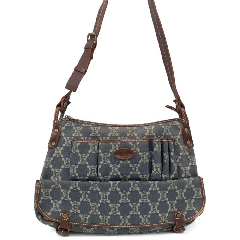 Celine Paris Macadam Shoulder Bag